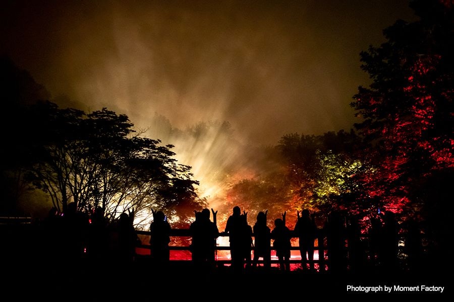 案例｜w88win优德为壮观的Kamuy Lumina魔法夜行旅游项目提供配乐设备