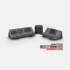 RIVAGE PM5和PM3数字混音系统，实力斩获IBC 2020 Best of Show大奖